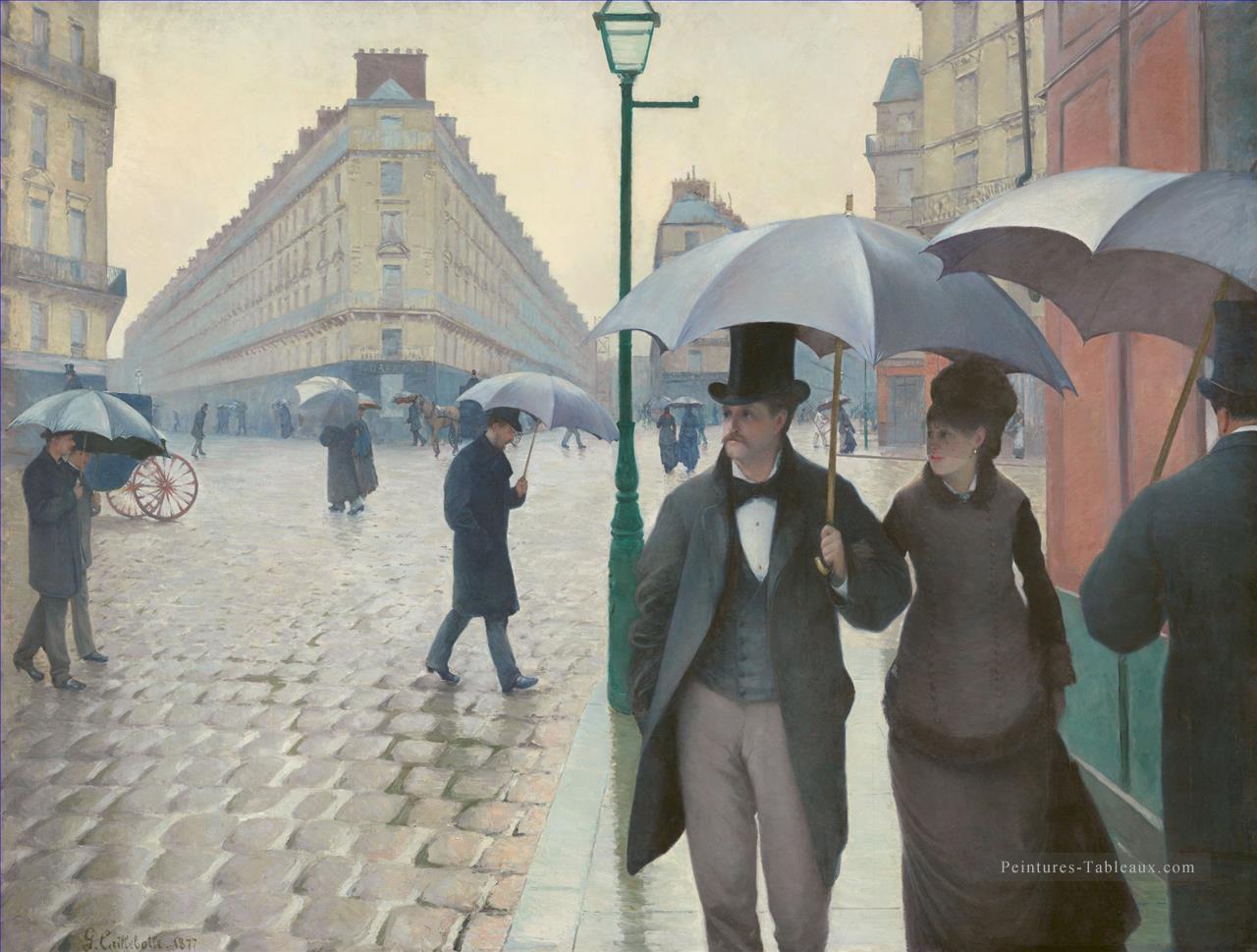 Paris Gustave Caillebotte Peintures à l'huile